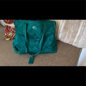 Coach Canvas Tote Bag